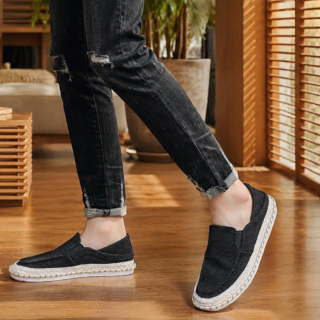 Wyatt Men’s Canvas Espadrille Slip-On Shoes