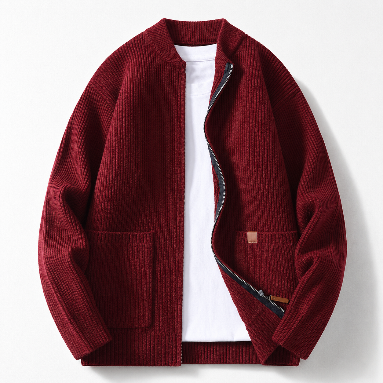 Ethan Men’s Textured Knit Jacket
