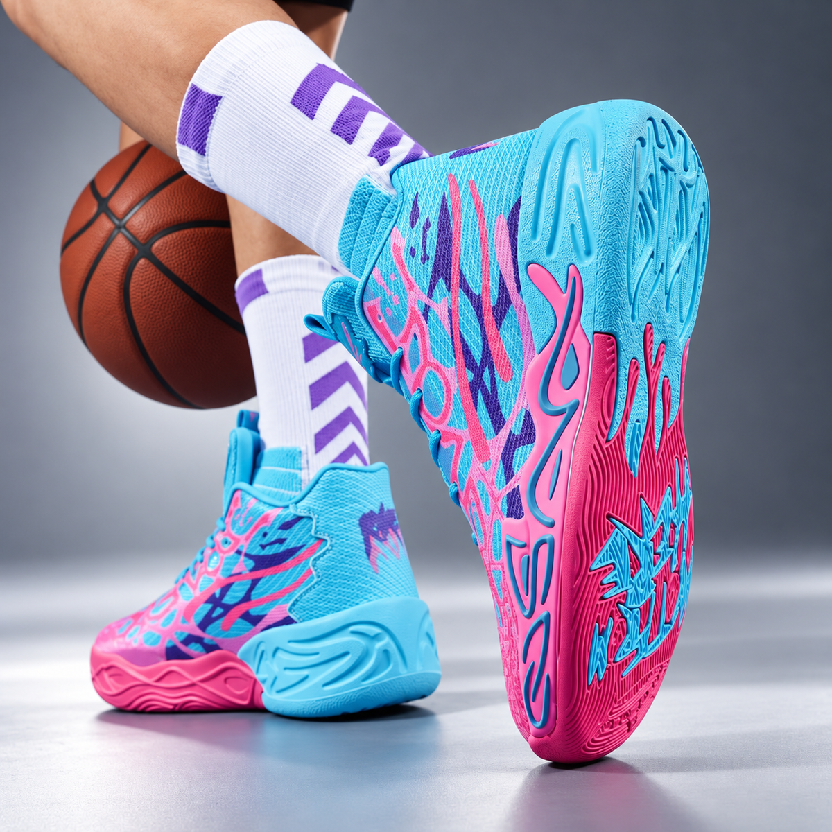 Rowan Performance High-Top Basketball Sneakers