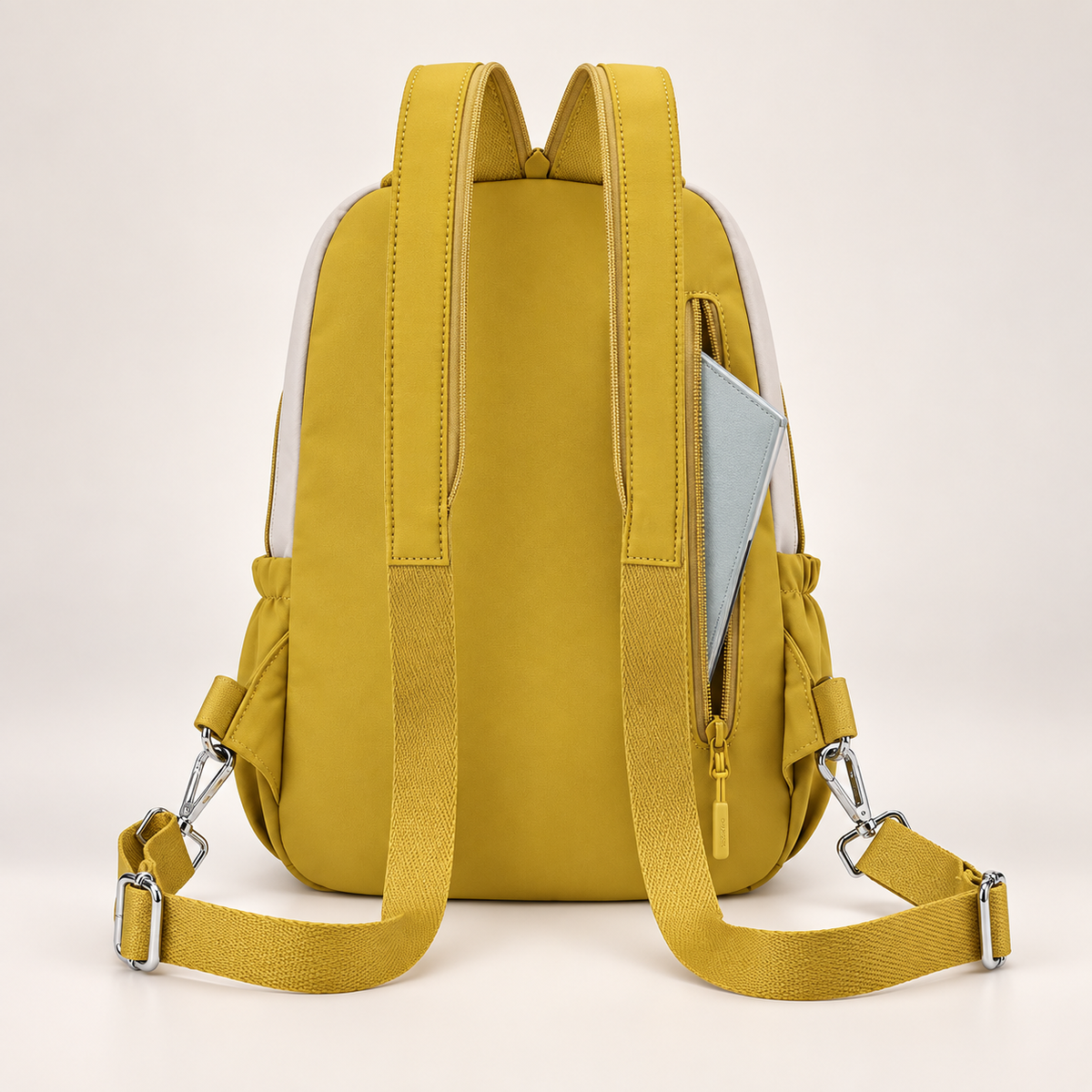 Serafina Two-Tone Everyday Backpack with Front Pocket