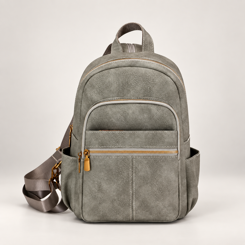Margot Textured Multi-Pocket Backpack