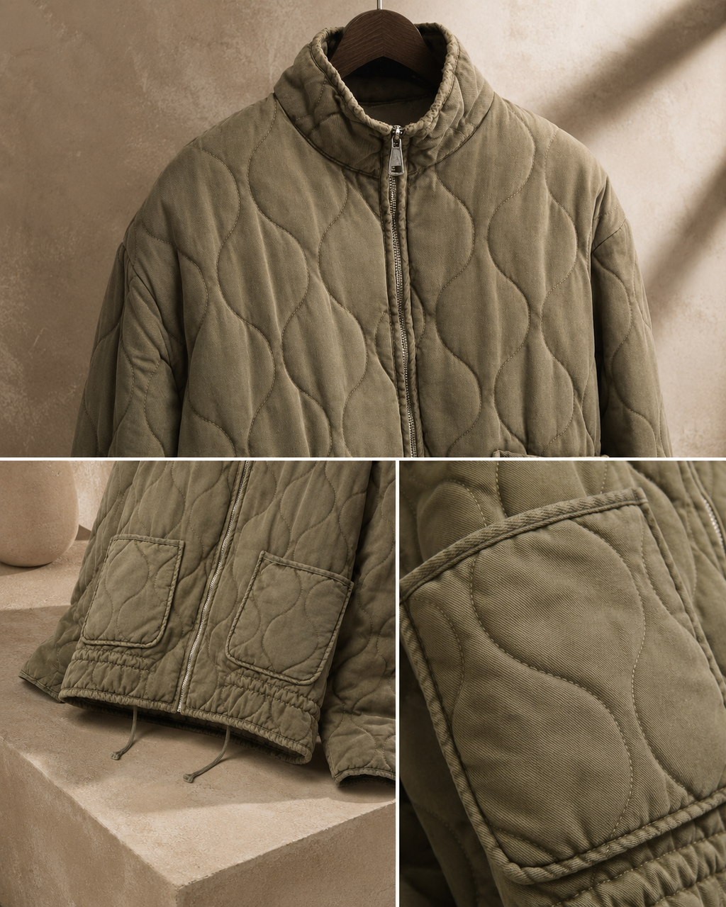 Harper Quilted Zip Jacket