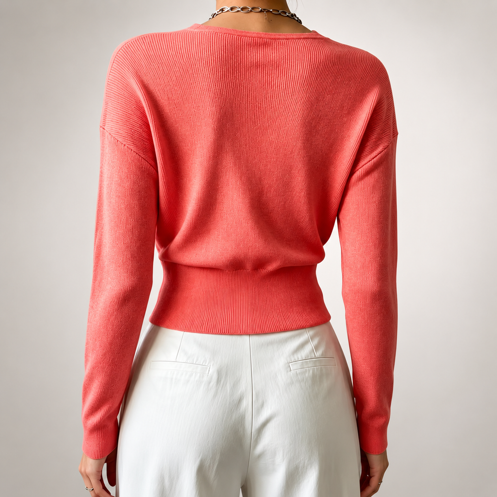 Marlow Women’s Wrap-Front V-Neck Sweater