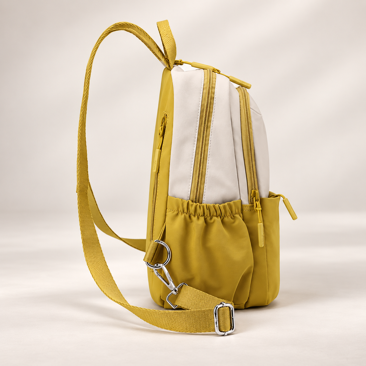 Serafina Two-Tone Everyday Backpack with Front Pocket
