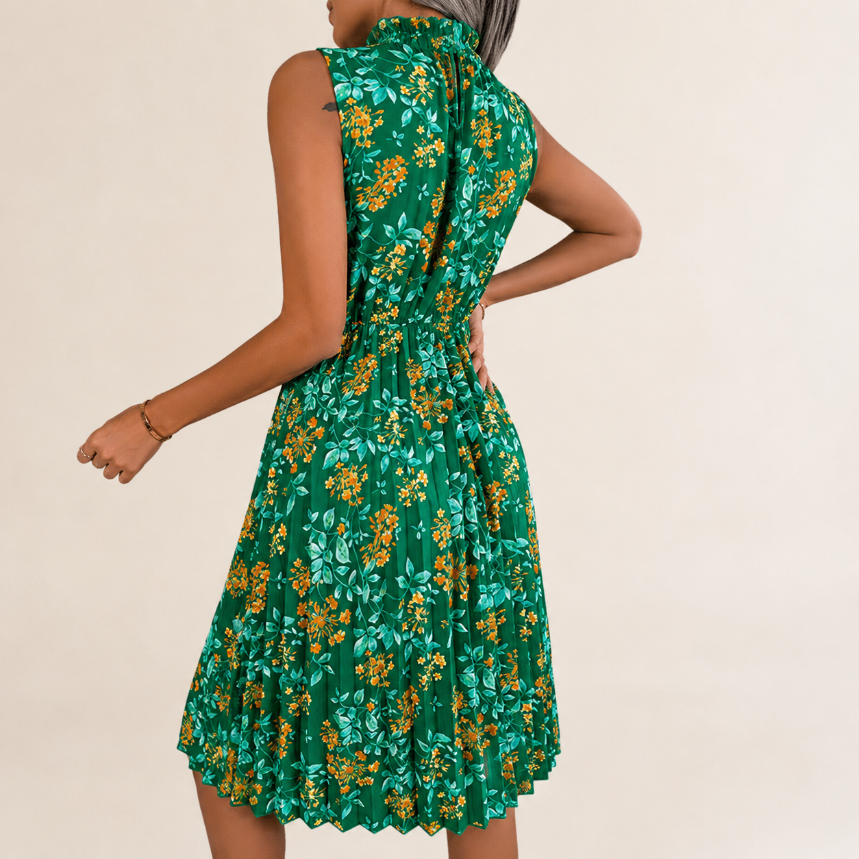 Claire Women’s Sleeveless Floral Dress