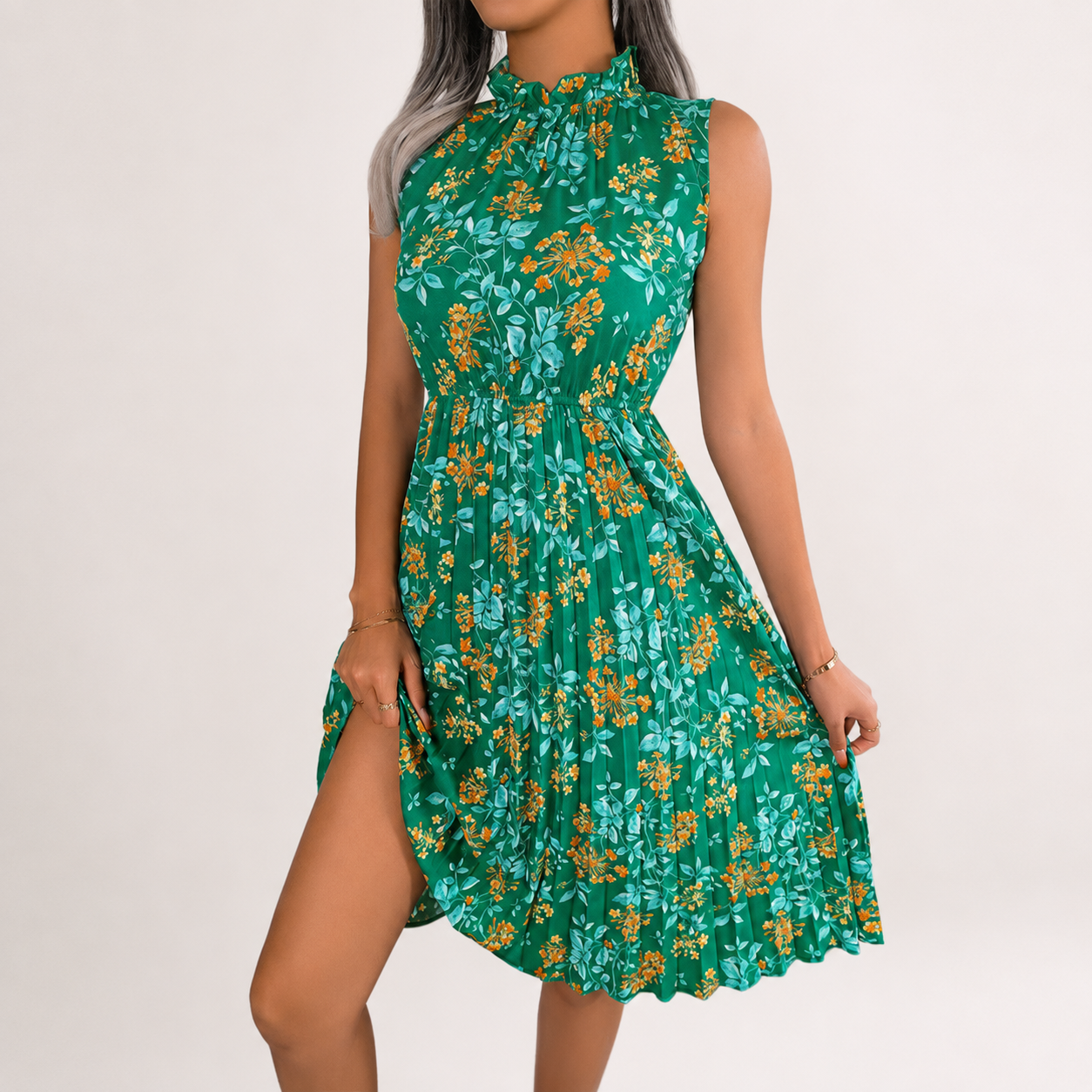 Claire Women’s Sleeveless Floral Dress