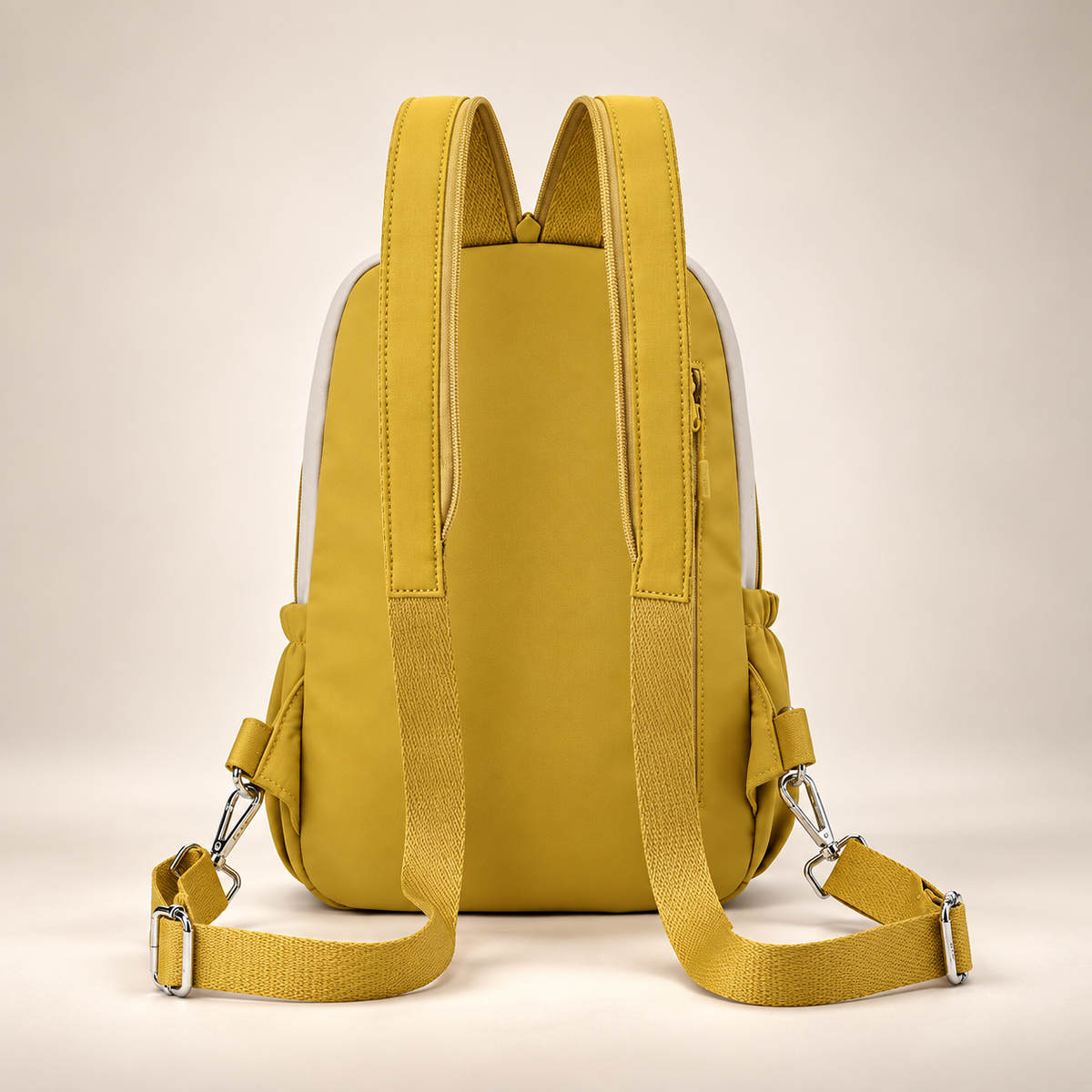 Serafina Two-Tone Everyday Backpack with Front Pocket
