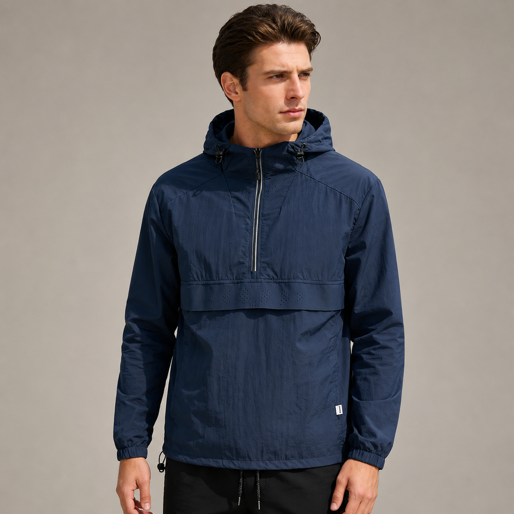 Avery Hooded Half-Zip Jacket