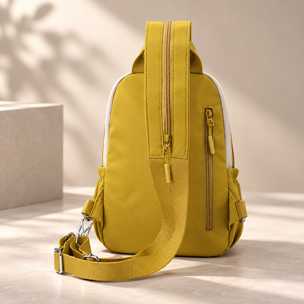 Serafina Two-Tone Everyday Backpack with Front Pocket