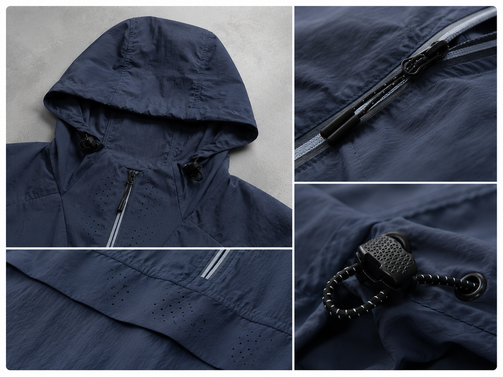 Avery Hooded Half-Zip Jacket