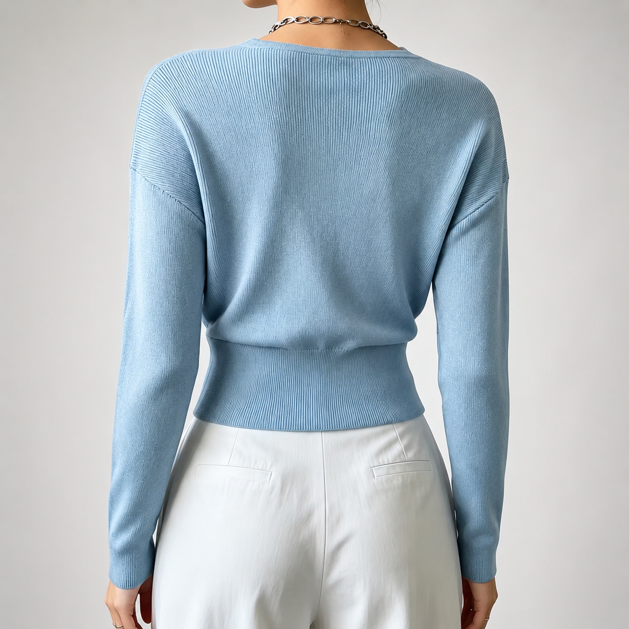 Marlow Women’s Wrap-Front V-Neck Sweater