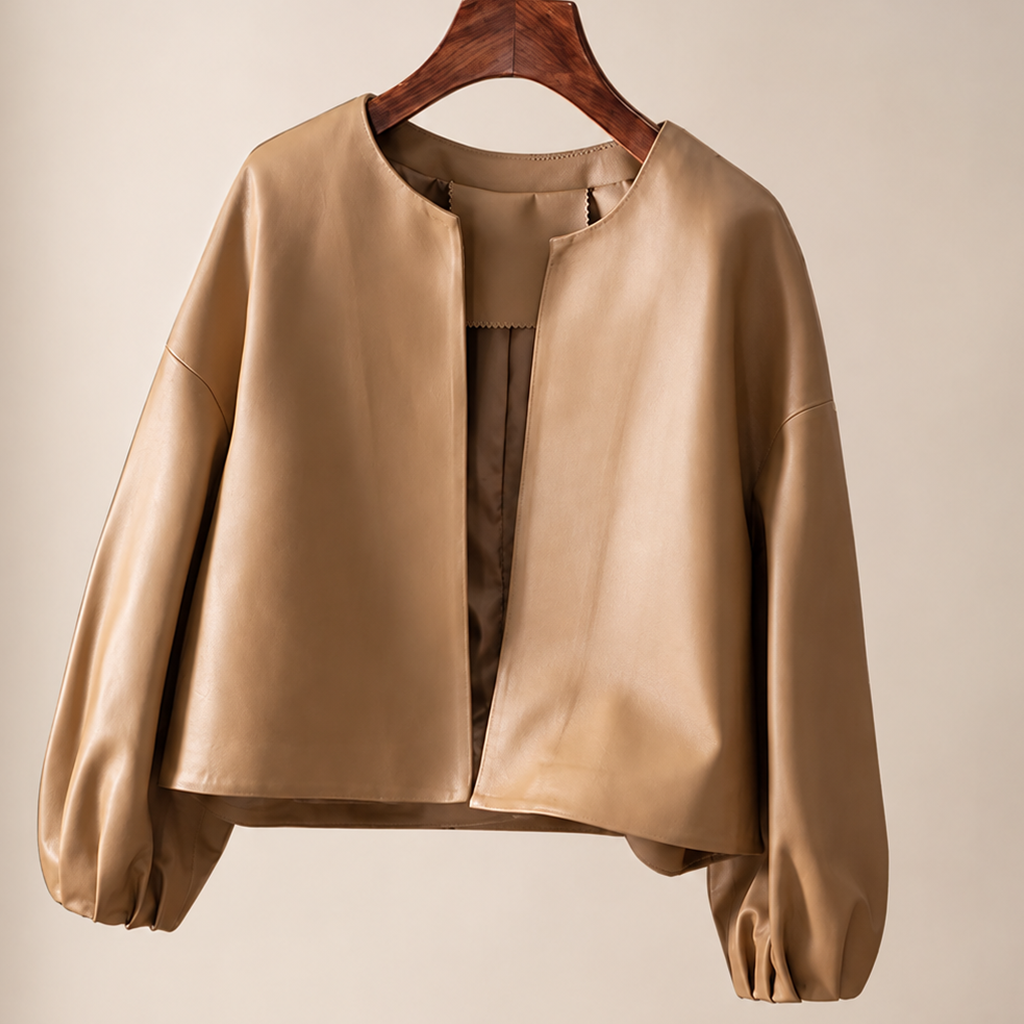 Nora Women’s Cropped Round-Neck Jacket