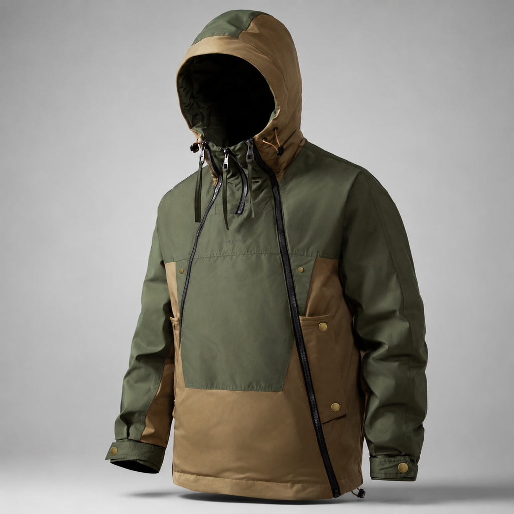 Everett Men’s Colorblock Hooded Jacket