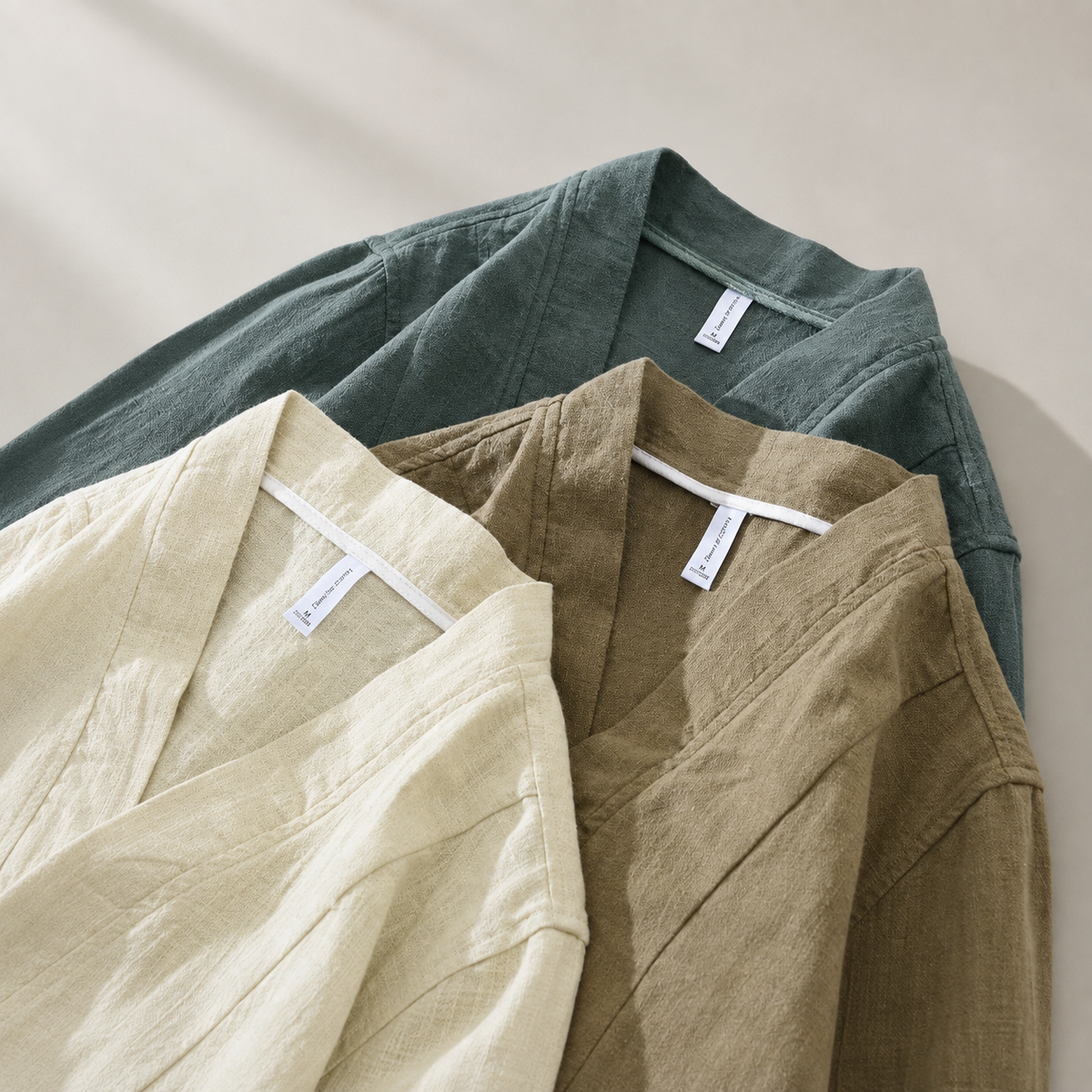 Caleb Collarless Button-Front Jacket