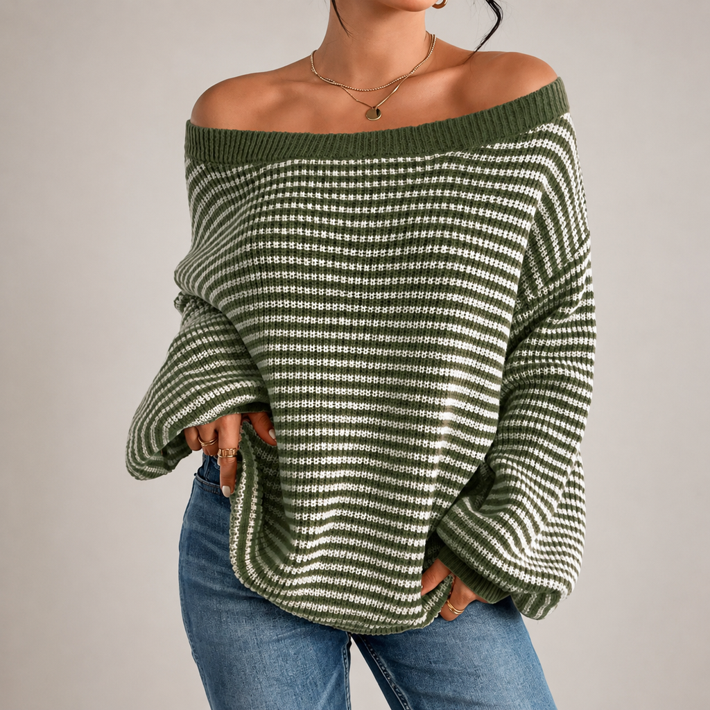 Harper Women’s Oversized Textured Knit Sweater