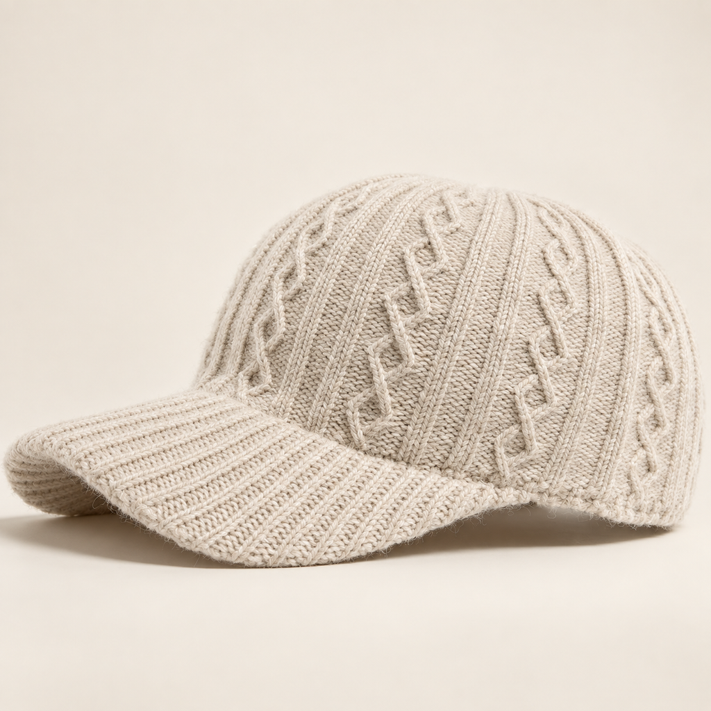Cecilia Women’s Cable Knit Baseball Cap