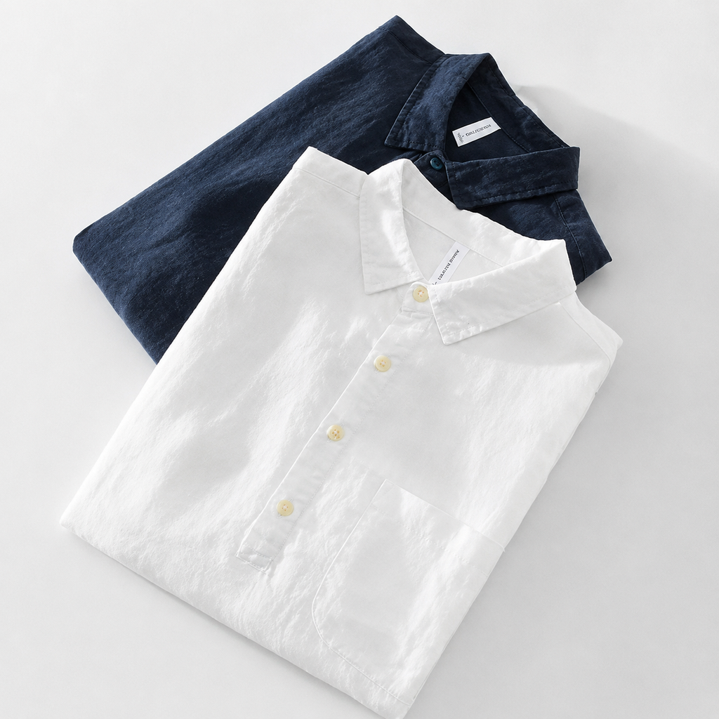 Caleb Men’s Half-Button Popover Shirt