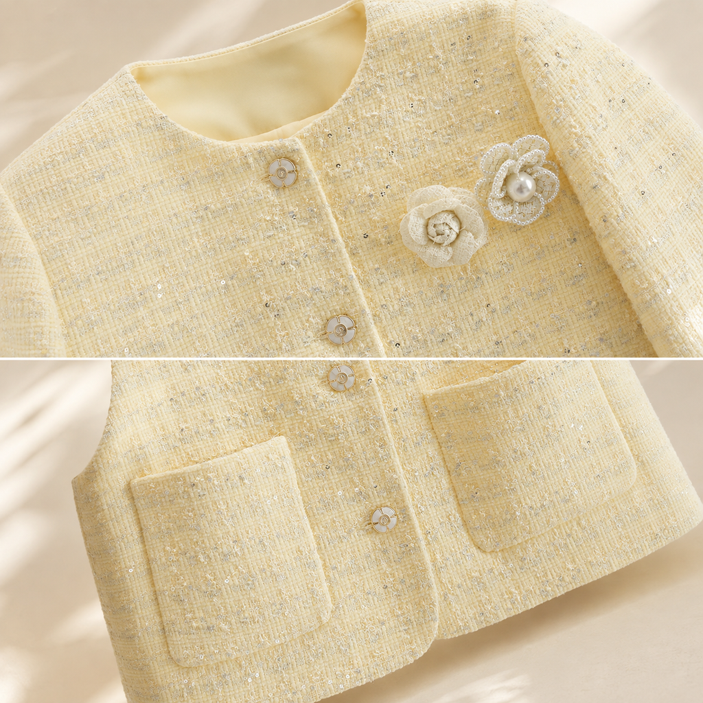 Isabelle Women’s Textured Tweed Jacket
