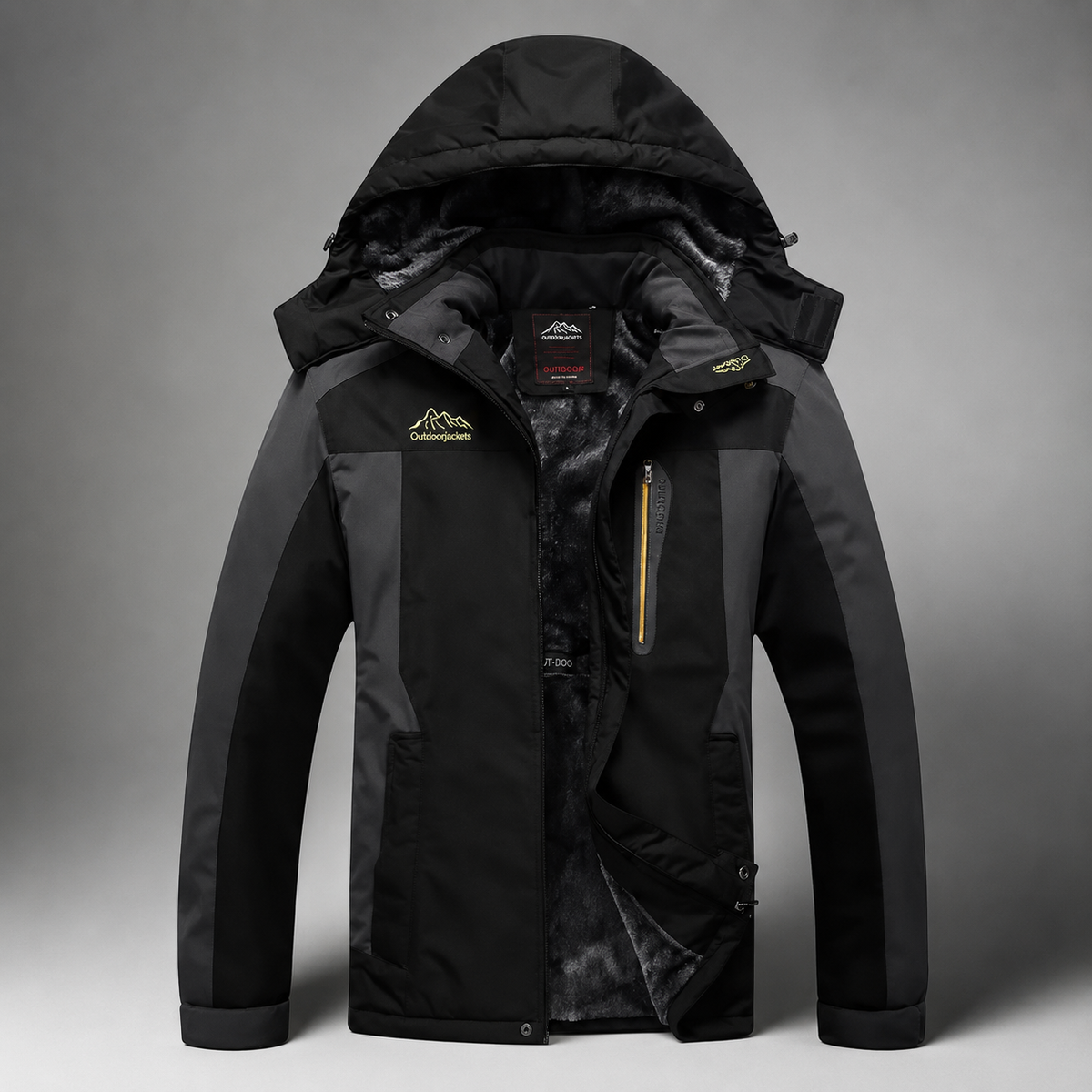 Dawson Fleece-Lined Hooded Outdoor Jacket
