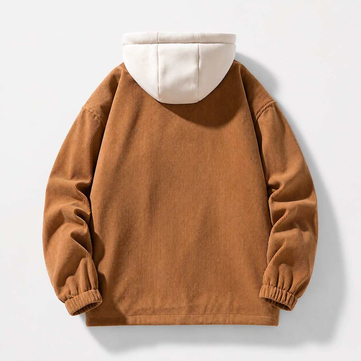 Ellis Corduroy-Textured Hooded Jacket