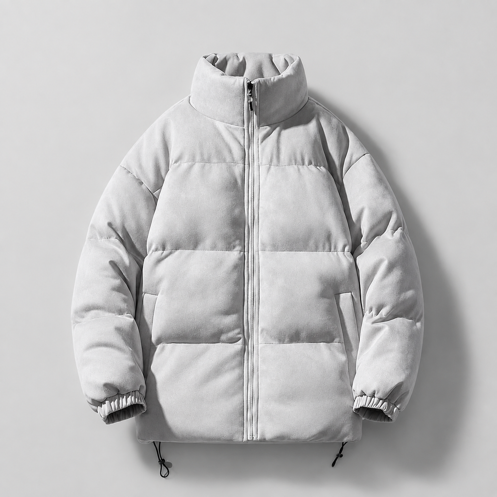 Remy Padded Stand-Collar Jacket – Full-Zip Quilted Winter Coat