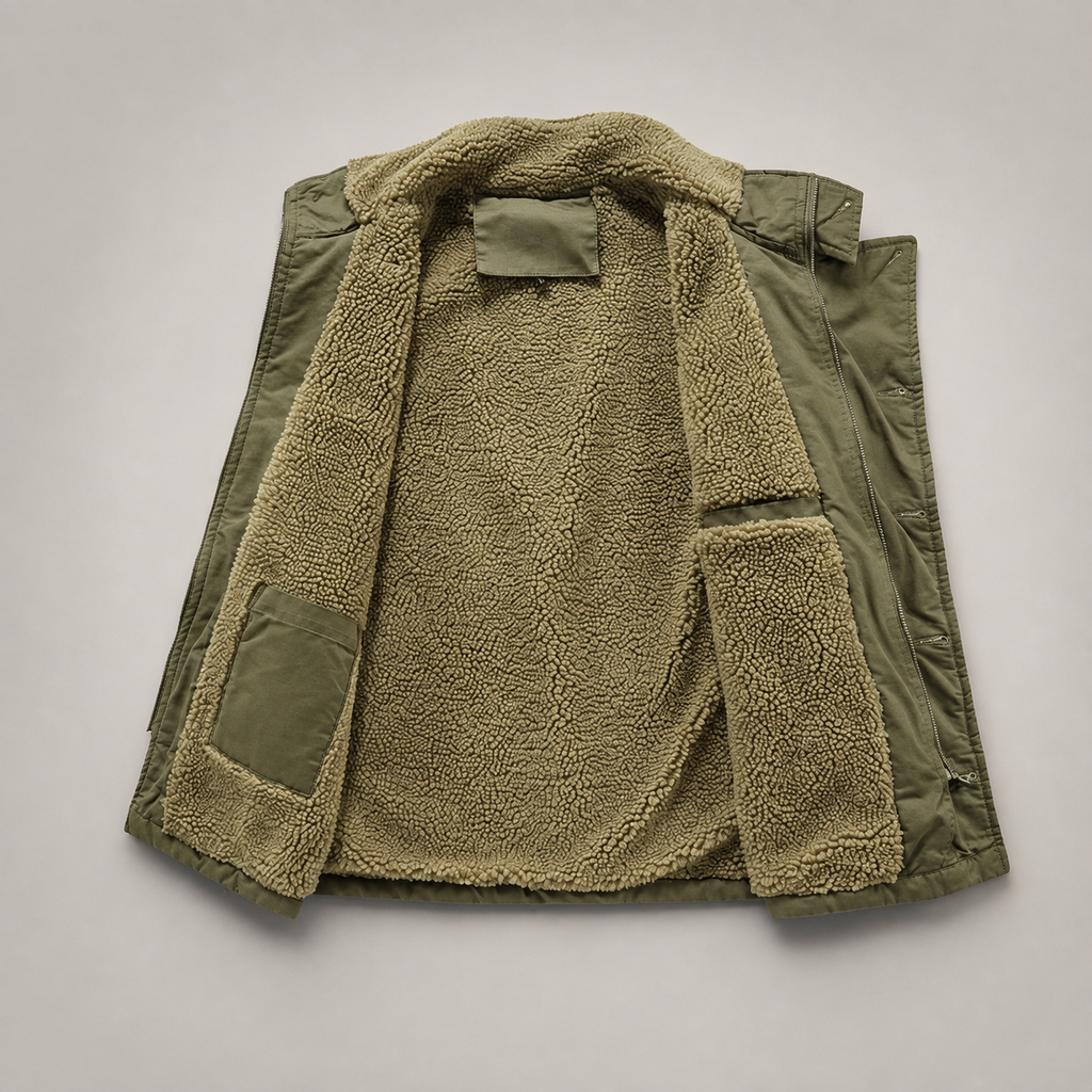 Declan Fleece-Lined Utility Vest