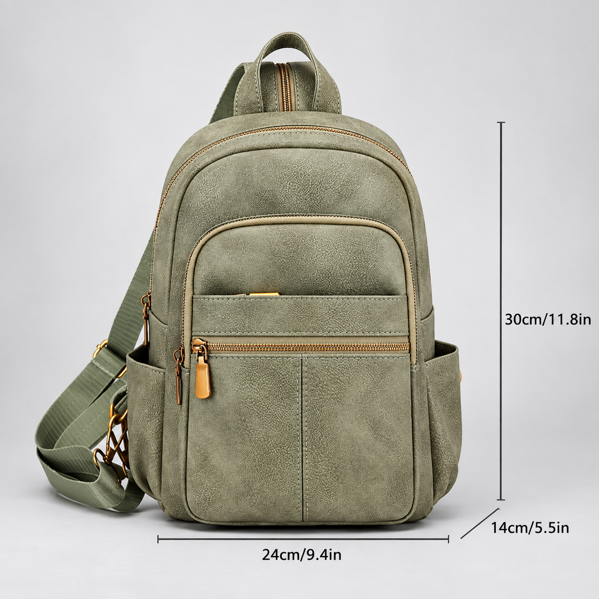 Margot Textured Multi-Pocket Backpack