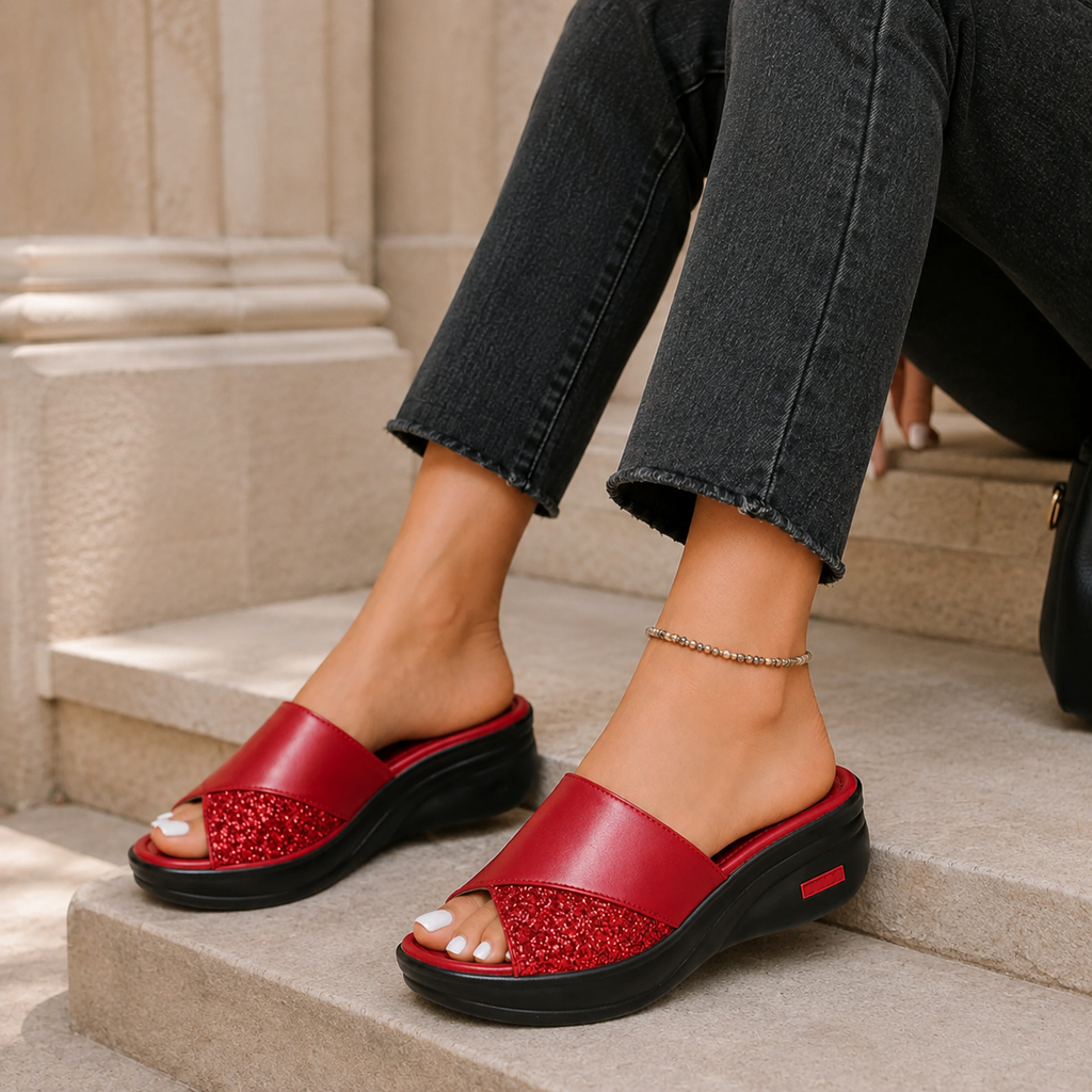 Brooke Women’s Platform Slide Sandals