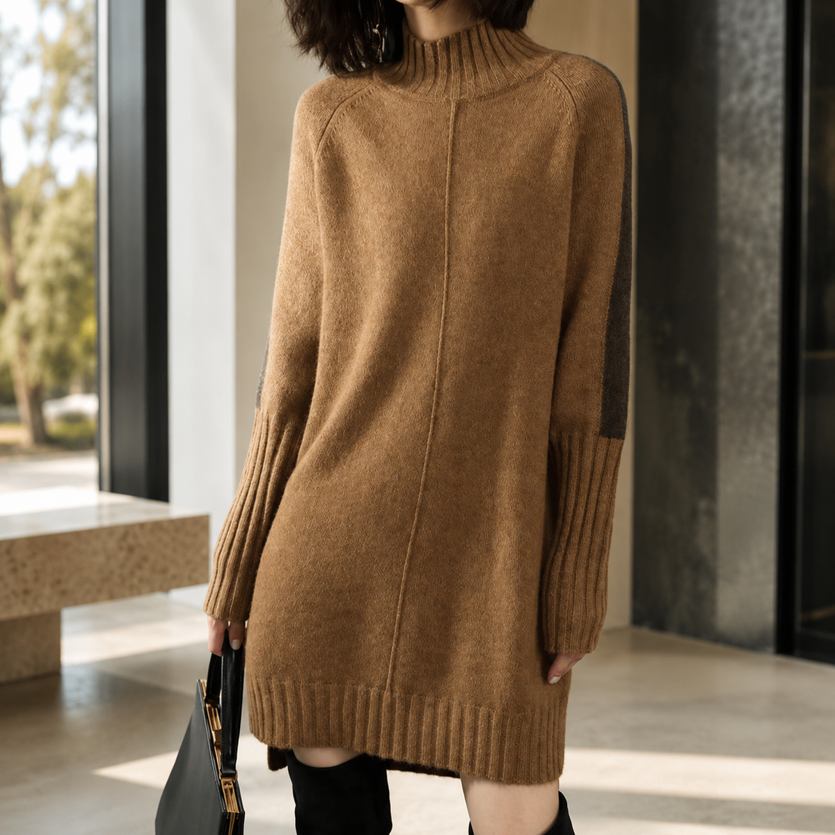 Adeline Women's Knit Sweater Dress