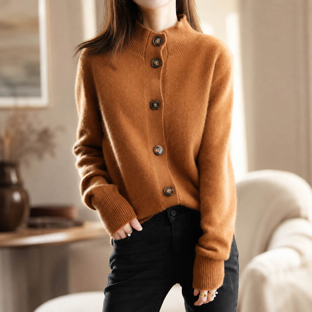 Fiona Women’s Button-Up Knit Cardigan