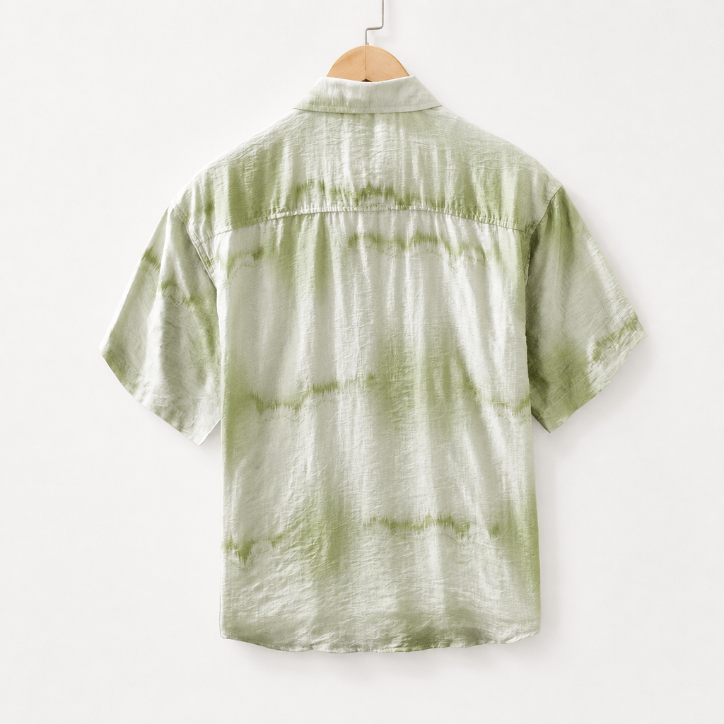 Rafael Abstract Stripe Short Sleeve Button-Up Shirt