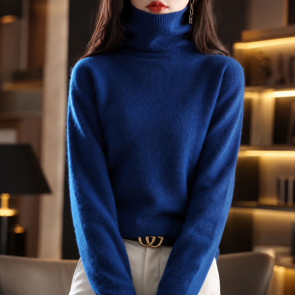 Florence Women's Turtleneck Knit Sweater
