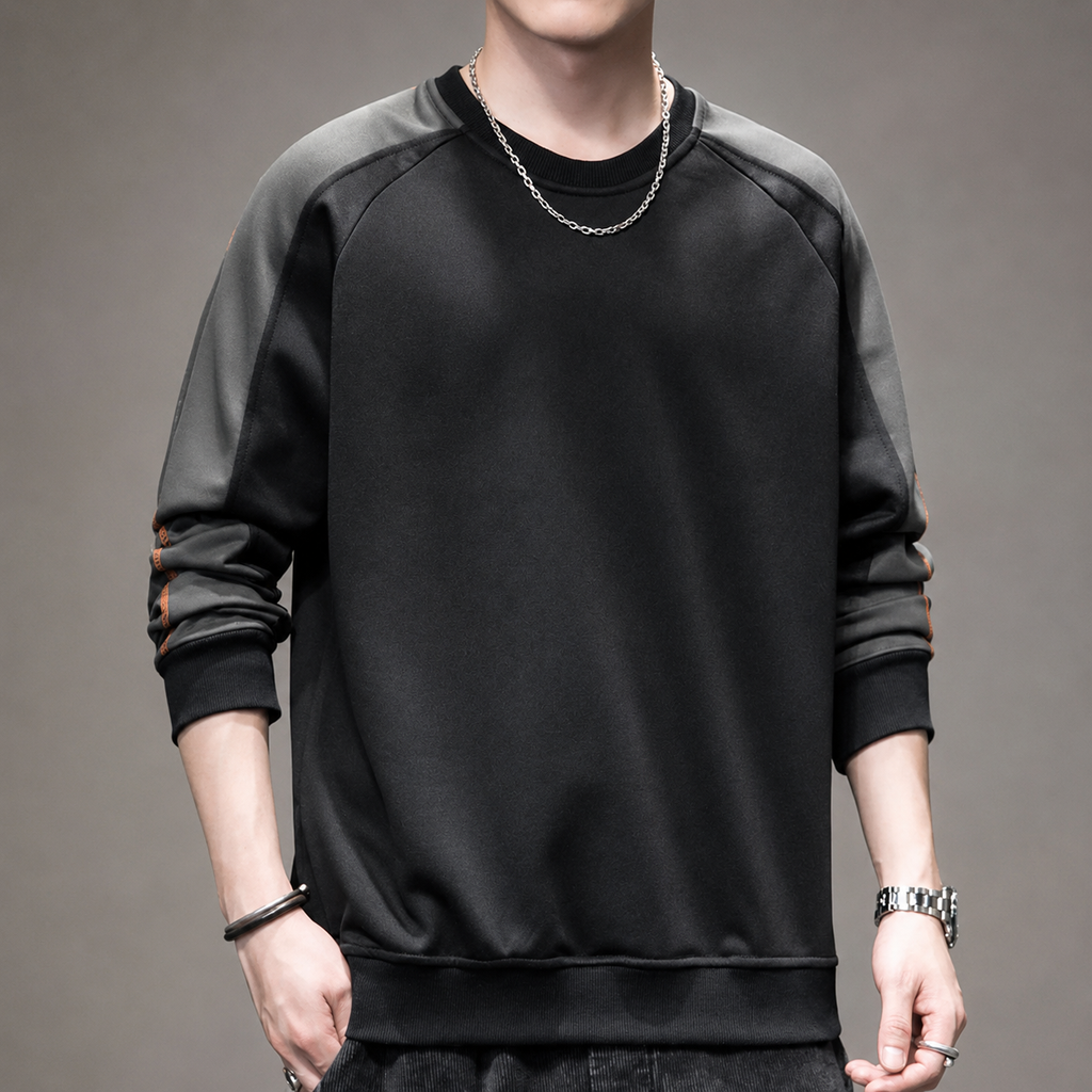 Mason Whitmore Men’s Color Block Crewneck Sweatshirt
