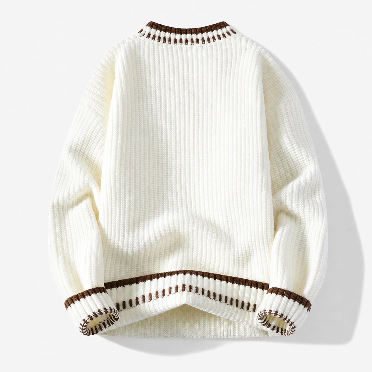 Harrison Cable-Knit Crewneck Sweater