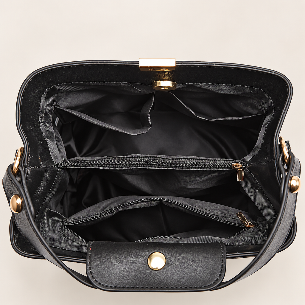 Isadora Women’s Croc-Embossed Top Handle Handbag – Structured Shoulder & Crossbody Bag
