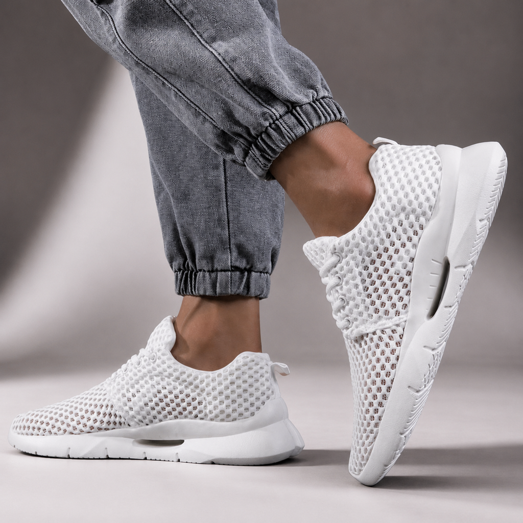 Mason Breathable Mesh Lace-Up Sneakers