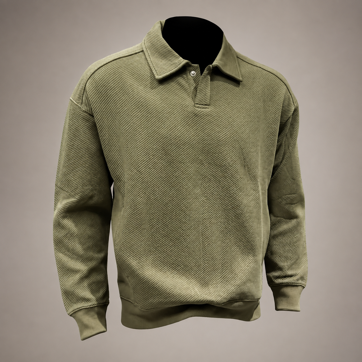 Caleb Rossi Men’s Textured Polo Pullover