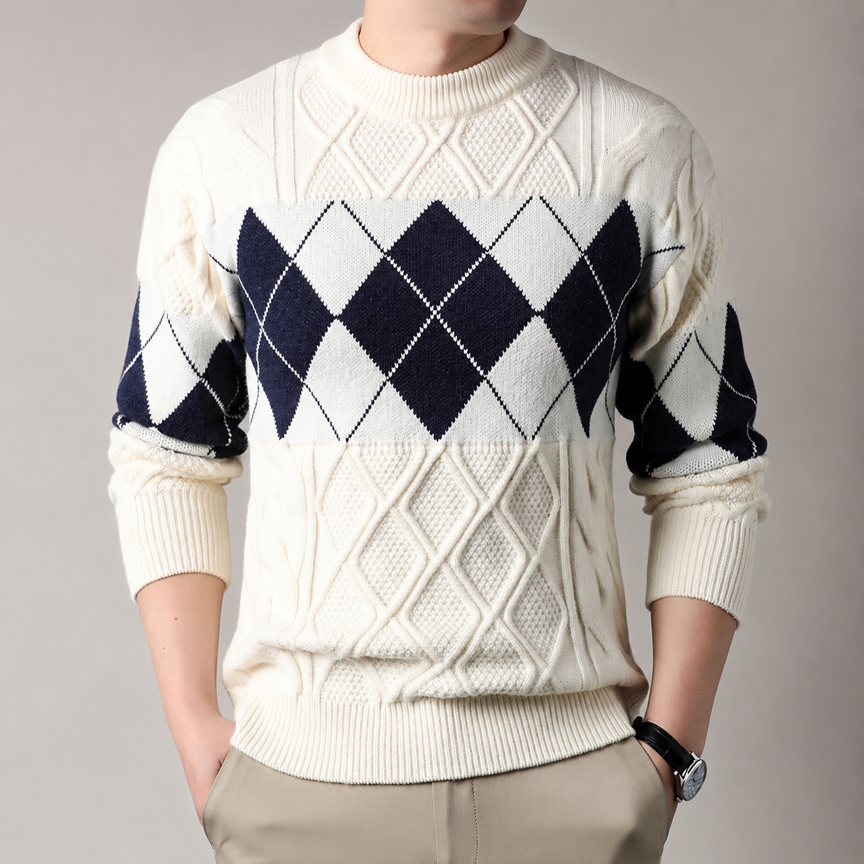 Steven Men’s Knit Sweater