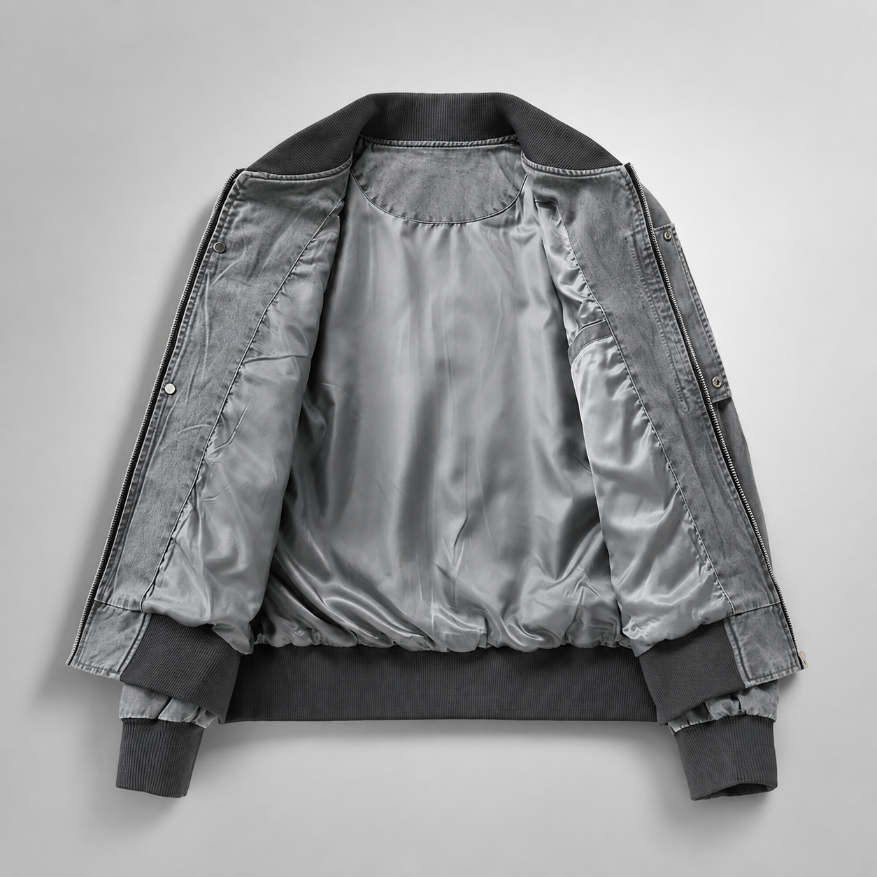 Dominic Hale Men’s Denim Bomber Jacket