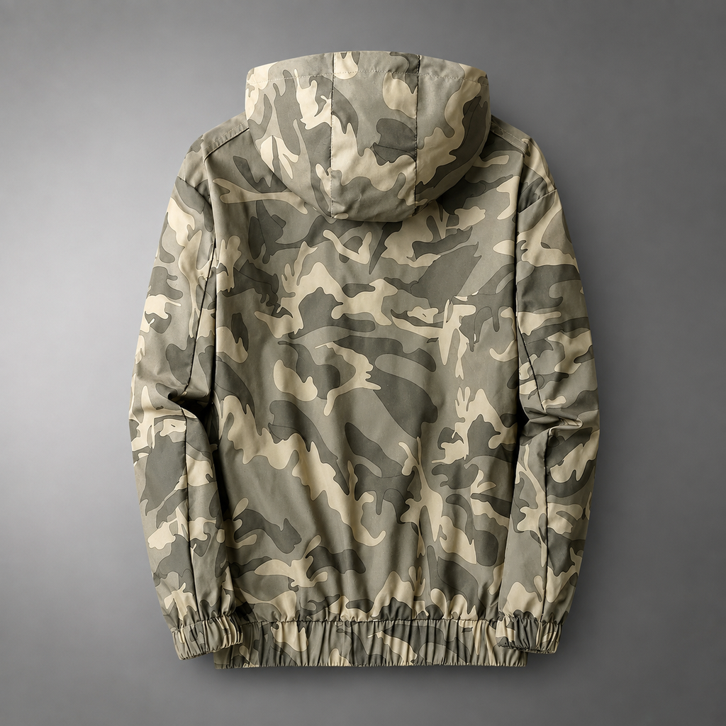 Harrison DeLuca Men’s Camo Hooded Jacket