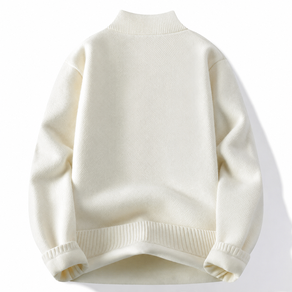 Adrian Bellini Men’s Quarter-Zip Knit Sweater