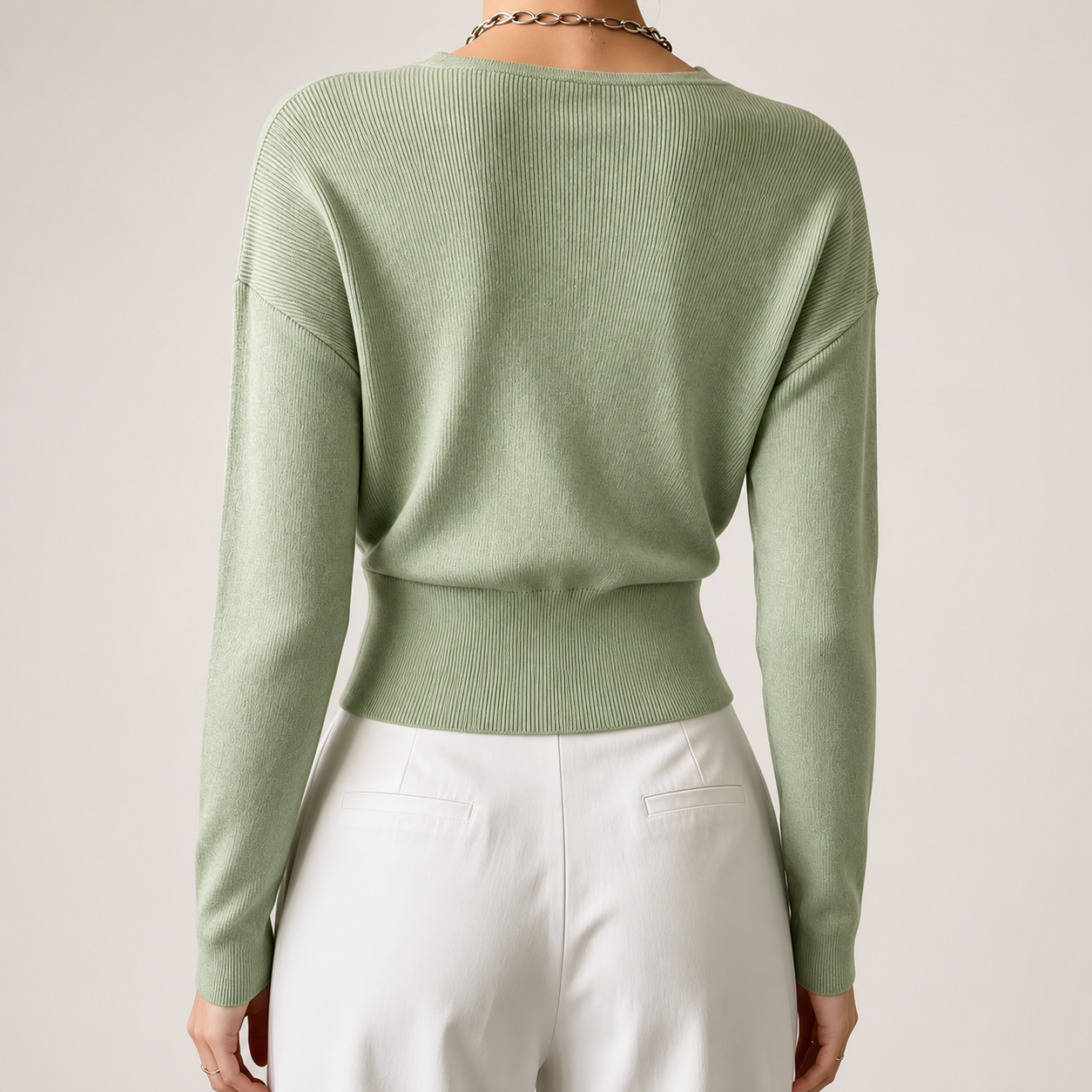 Marlow Women’s Wrap-Front V-Neck Sweater