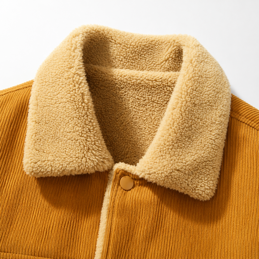 Bramwell Sherpa-Lined Corduroy-Textured Jacket
