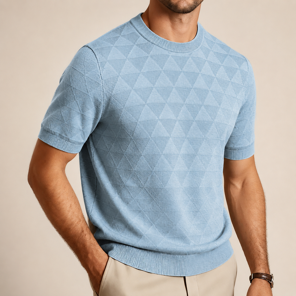Blake Men’s Geometric Knit T-Shirt