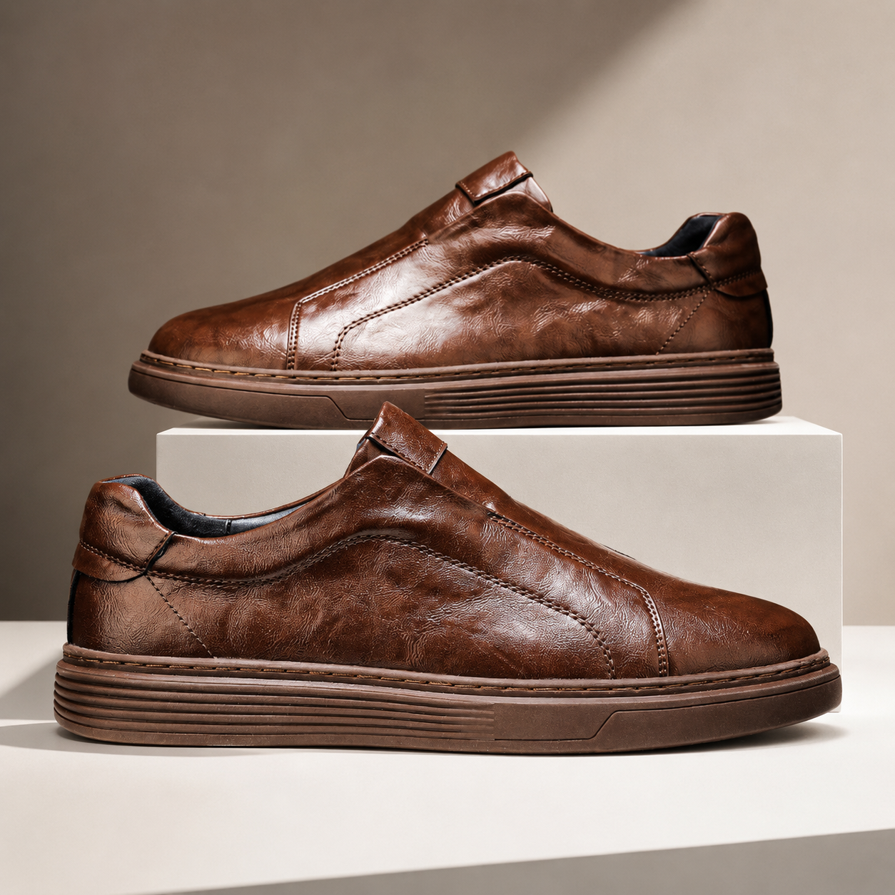 Mason Men’s Genuine Leather Sneakers