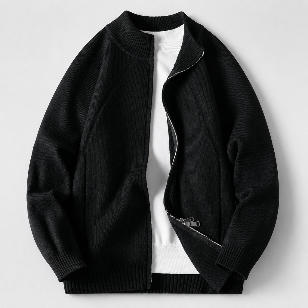 Julian Mercer Men’s Full-Zip Knit Cardigan