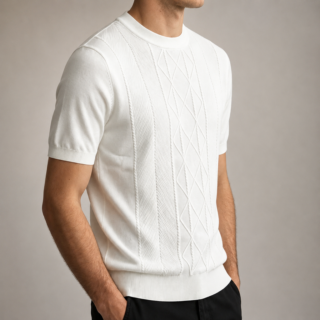 Ryan Men’s Cable Knit T-Shirt
