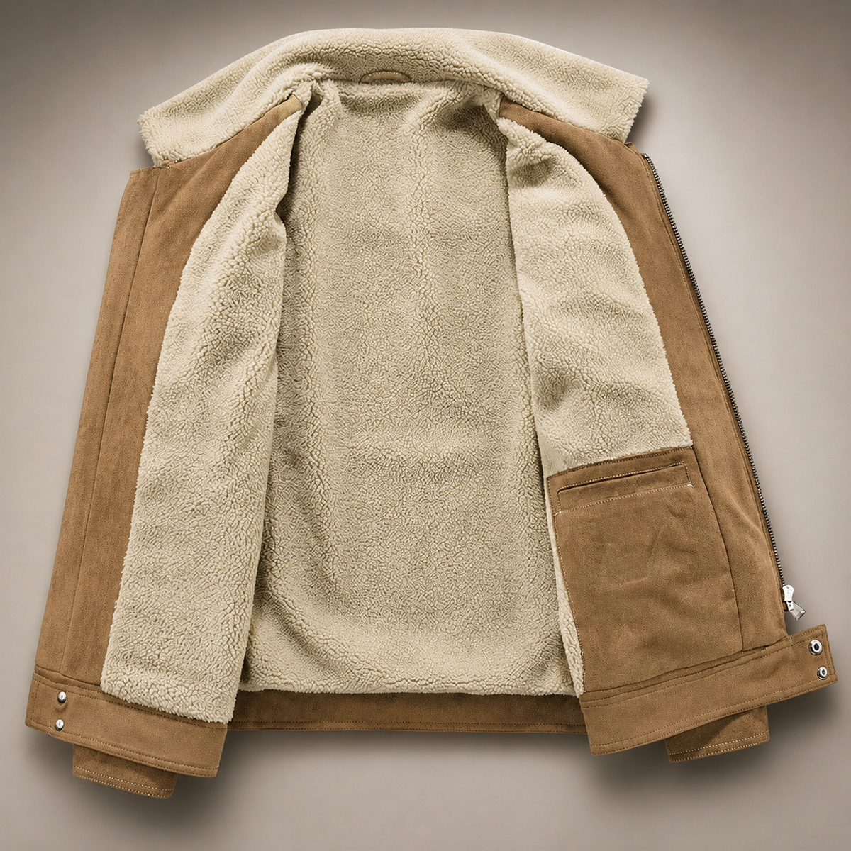 Adrian Men’s Sherpa-Lined Jacket