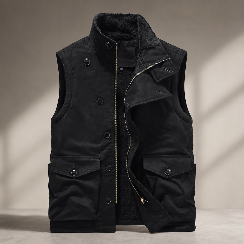 Declan Fleece-Lined Utility Vest