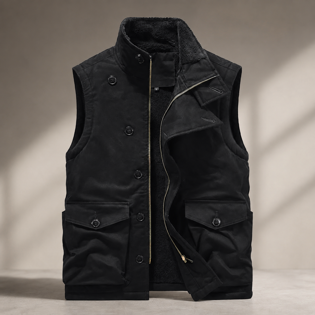 Declan Fleece-Lined Utility Vest